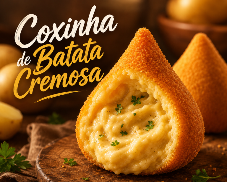 Receita de Coxinha de Batata Cremosa