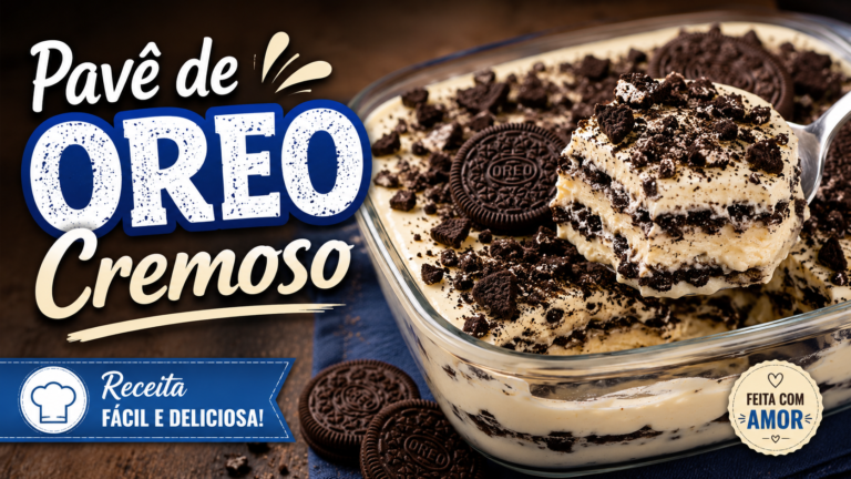 Pavê de Oreo Cremoso