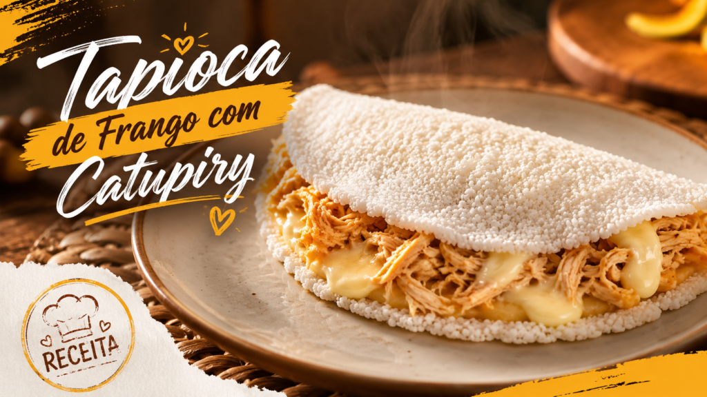 Tapioca de Frango com Catupiry Cremosa