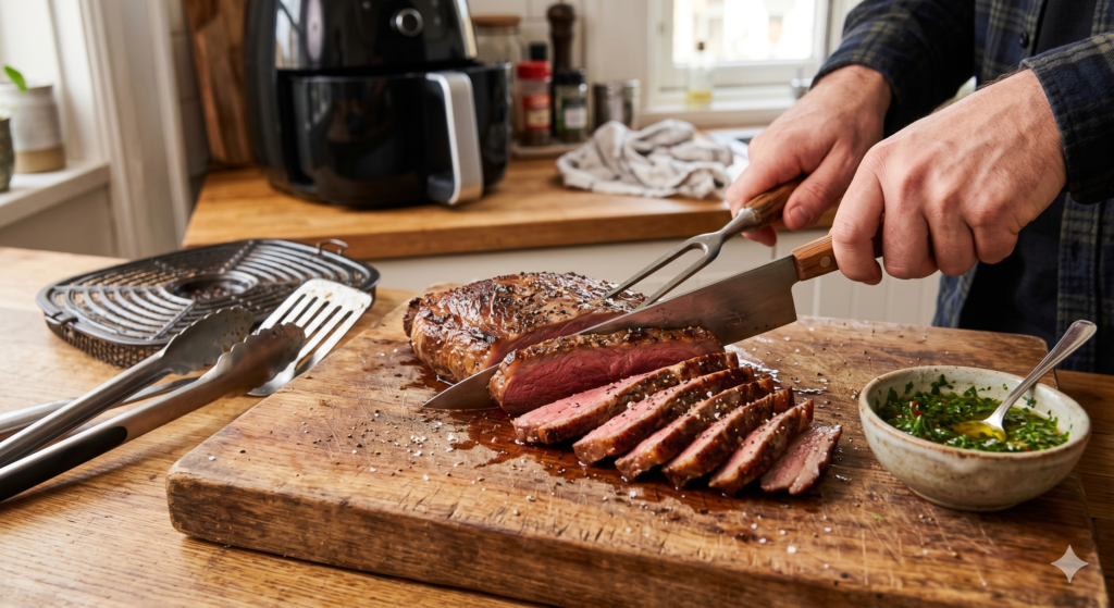 Churrasco na air fryer