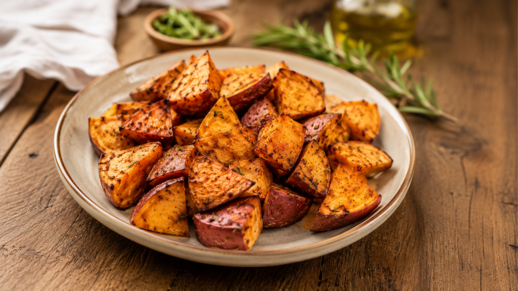 Batata-Doce Assada na Air Fryer – Receita Fit