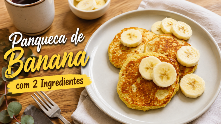 Panqueca de Banana com 2 Ingredientes